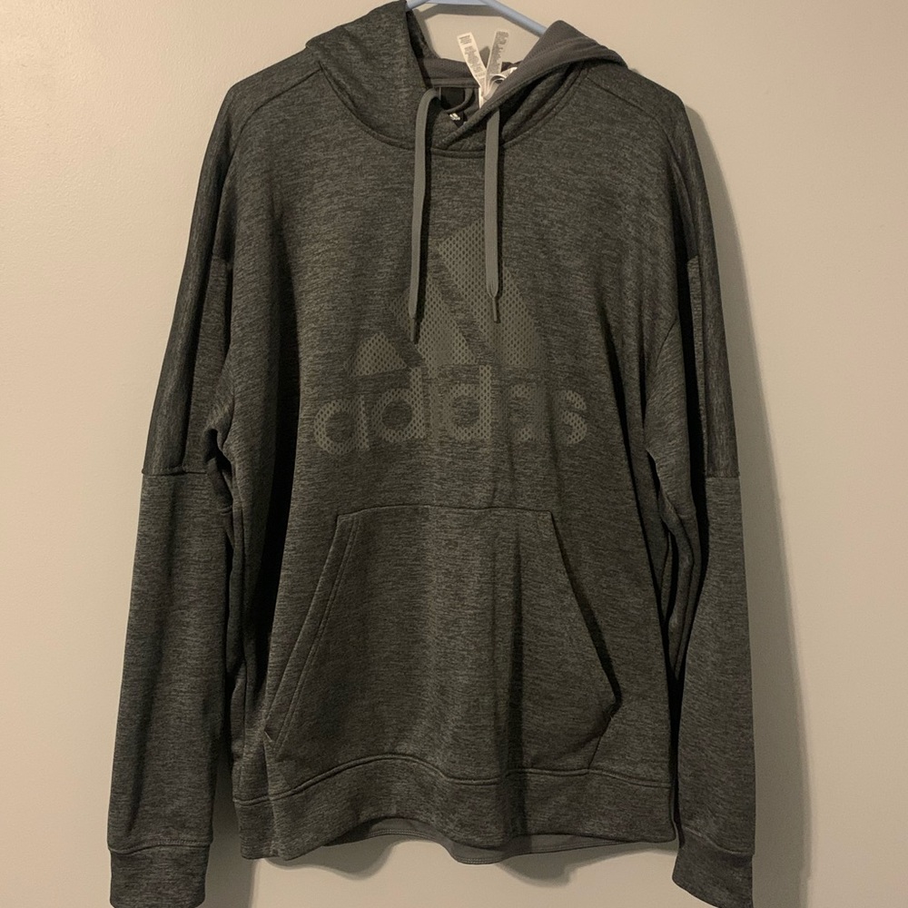 XL grey adidas hoodie